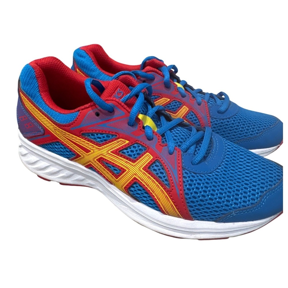 Women's ASICS Jolt 2 women's running shoesvibrant Blue Red Yellow colorway‎ Sz7